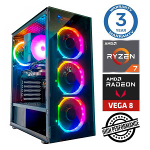 INTOP Ryzen 7 5700G 8GB 1TB SSD M.2 NVME+2TB Radeon RX Vega 8 no-OS